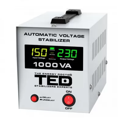Stabilizator Retea TED000040 1000VA/600W AVR ,LCD A0112900 * 47355                                                                                                                                      